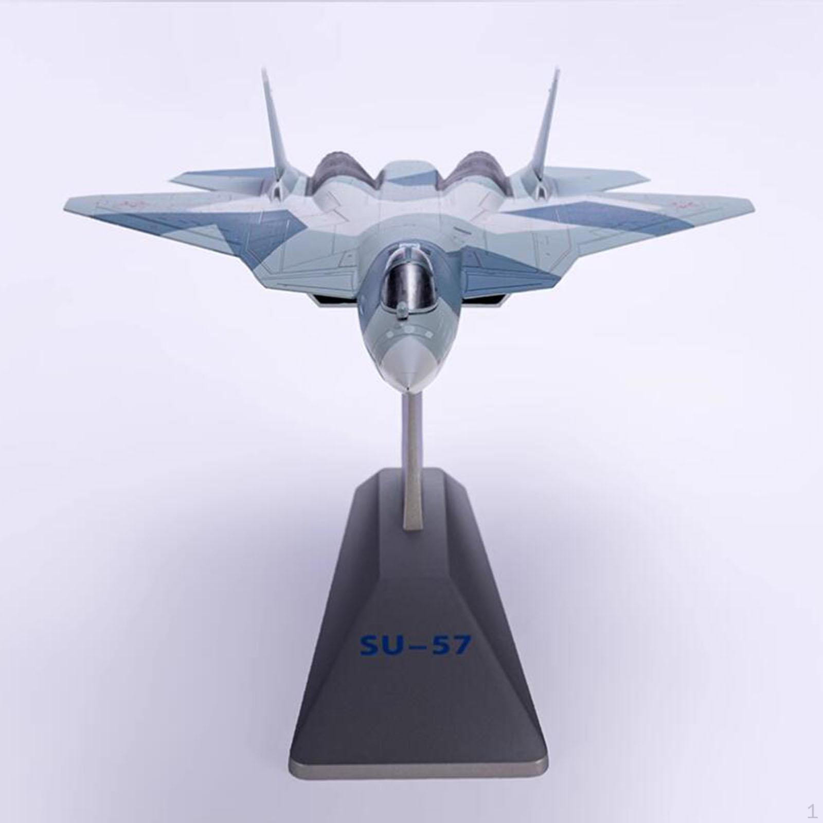 

1/72 SU57 Самолет Литой Модель Сплава Авиация Памятная Коллекция Моделирование Ретро Самолет B