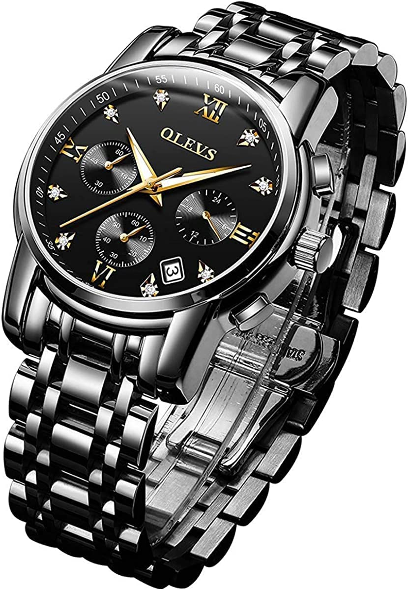 

Наручные часы Мужские часы Модные Повседневные Деловые Спортивные Многофункциональные Хронограф Нержавеющая сталь Водонепроницаемые Розовое золото Аналоговые Кварцевые часы