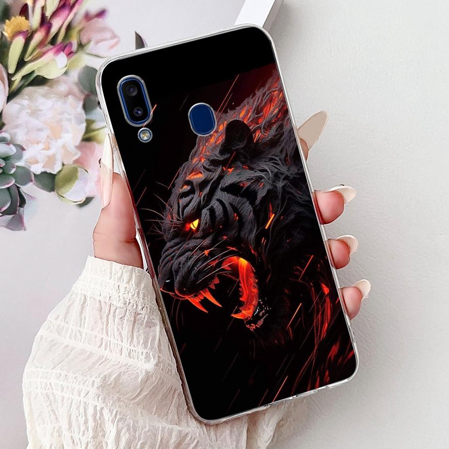 For Samsung Galaxy A10 A20 A30 Case A105F A205F A305F Cute Fashion Painted Cover Soft Silicone Case For Samsung A20 A 10 30 Bags