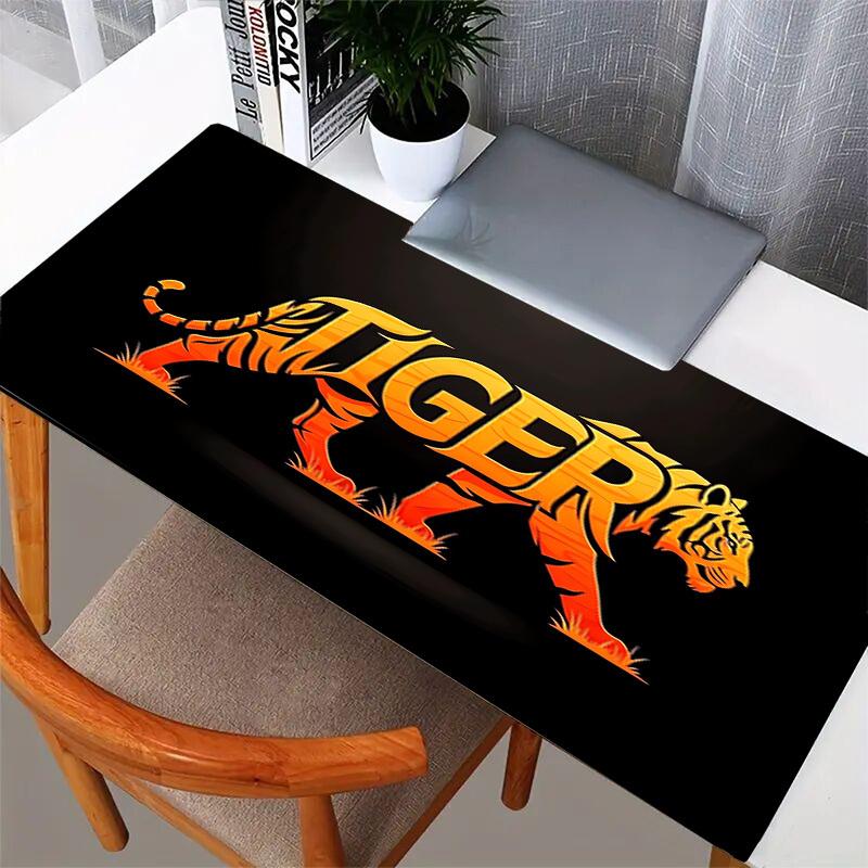 1pc Tiger Illustration Design Computer Pad Mouse Pads for Desk,Gamers and Office Use 020204