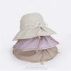 Spring Summer Outdoor Sun Hat Women's Big-Brimmed Fisherman Hat for Travel and Holiday Sun Hat