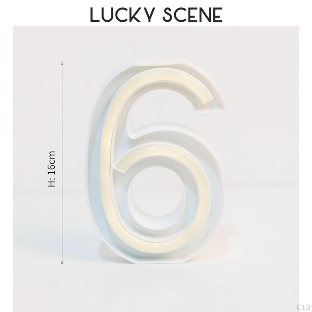 for Bedroom, Battery , Neon Number Sign Birthday Anniversary