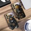 The Tiger of the Crown For Samsung Galaxy S20 FE S21 S22 S23 Plus S24 Ultra 25Ultra S21+ S9+ S22Plus Golden Glass Phone Case