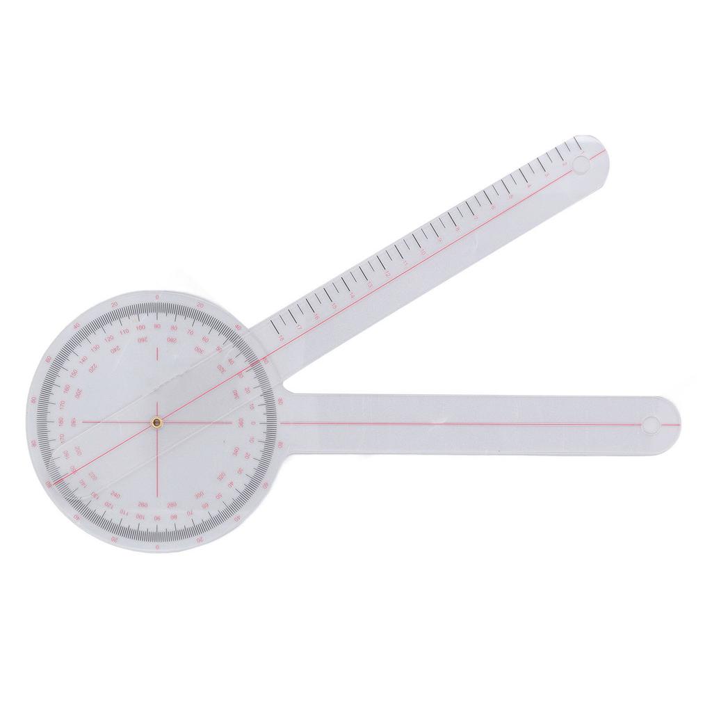 Orthopaedic Use Goniometer 360 Degrees Physical Therapy Angle Protractor Ruler for Knee Joint Elbow Shoulder Large