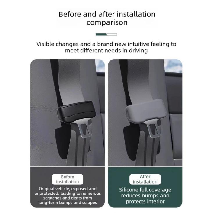 Suitable for Zeekr 7X 2025-2026 special seat belt silicone protective cover car interior decoration car accessories