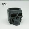 Small Sundries Storage Container Skull Shape Pen Holder, Large Capacity Desktop Organizer, Matte Personalized Dark Office Decor Finish PLA Cup