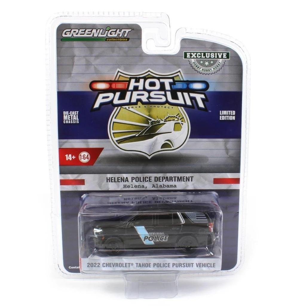 Greenlight Scale 2022 Chevrolet Tahoe Helena Police Department Diecast Model Car by Greenlight 1/64