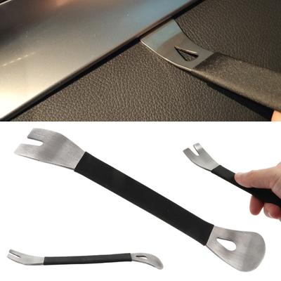 Outil de dépose de garniture Acier inoxydable Durable Outils de levier à deux extrémités pour dépose de garniture Panneau de porte Terminal audio Outils de dépose d'attaches