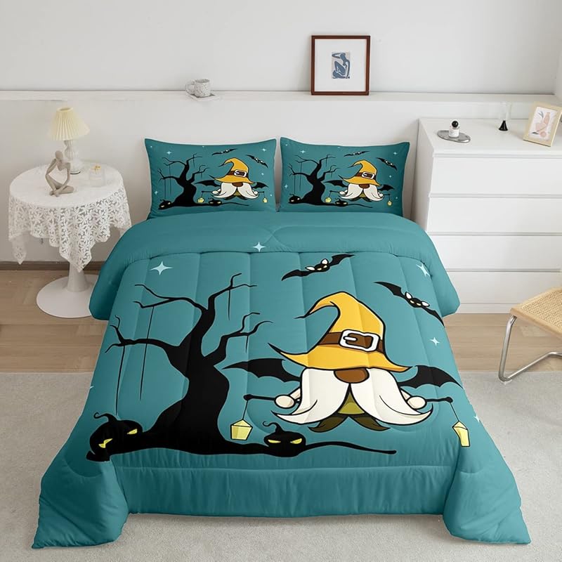 Høst Gresskar Landlig Gårdshus Lønneblad Solsikke Dynesett Thanksgiving Kalkun Gutt Jente Voksen Romdekorasjon