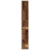 Bookshelf 5 Shelves Reclaimed Wood 80.5x23.5x162.5 cm Engineered Wood