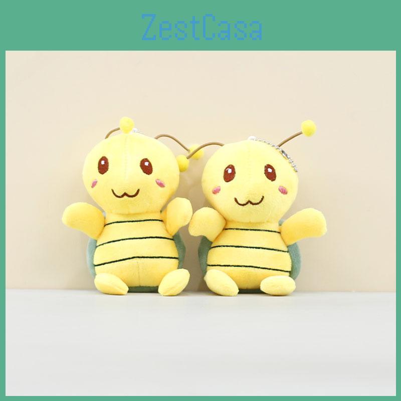 Cartoon Cute Turtle Plush Keychain Soft Short Hair Bag Charm Collection Toy