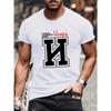 European Size Cool Short-Sleeved Summer T-Shirt for Men from Russia