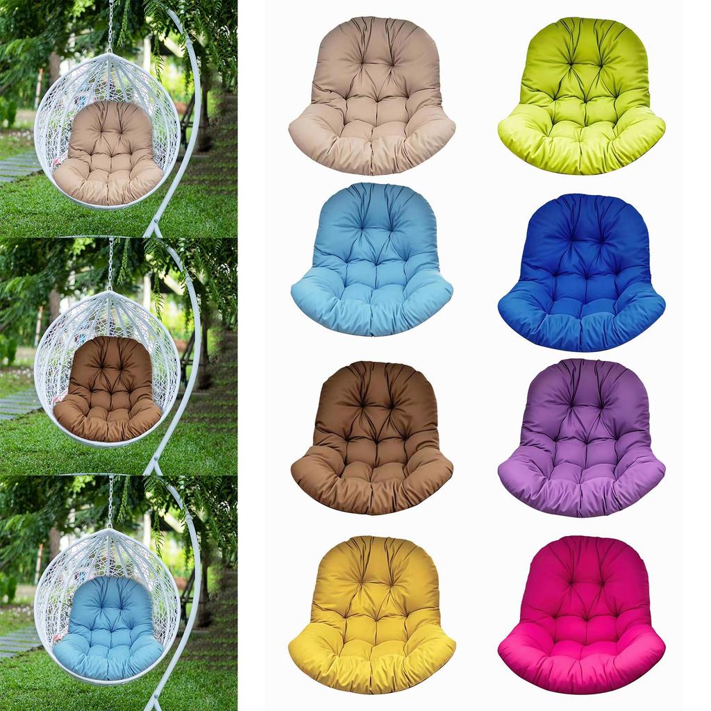 Padded Hanging Basket Chair Cushion Soft Hammock Lounger Seat Pad for Outdoor Garden Patio Balcony Home