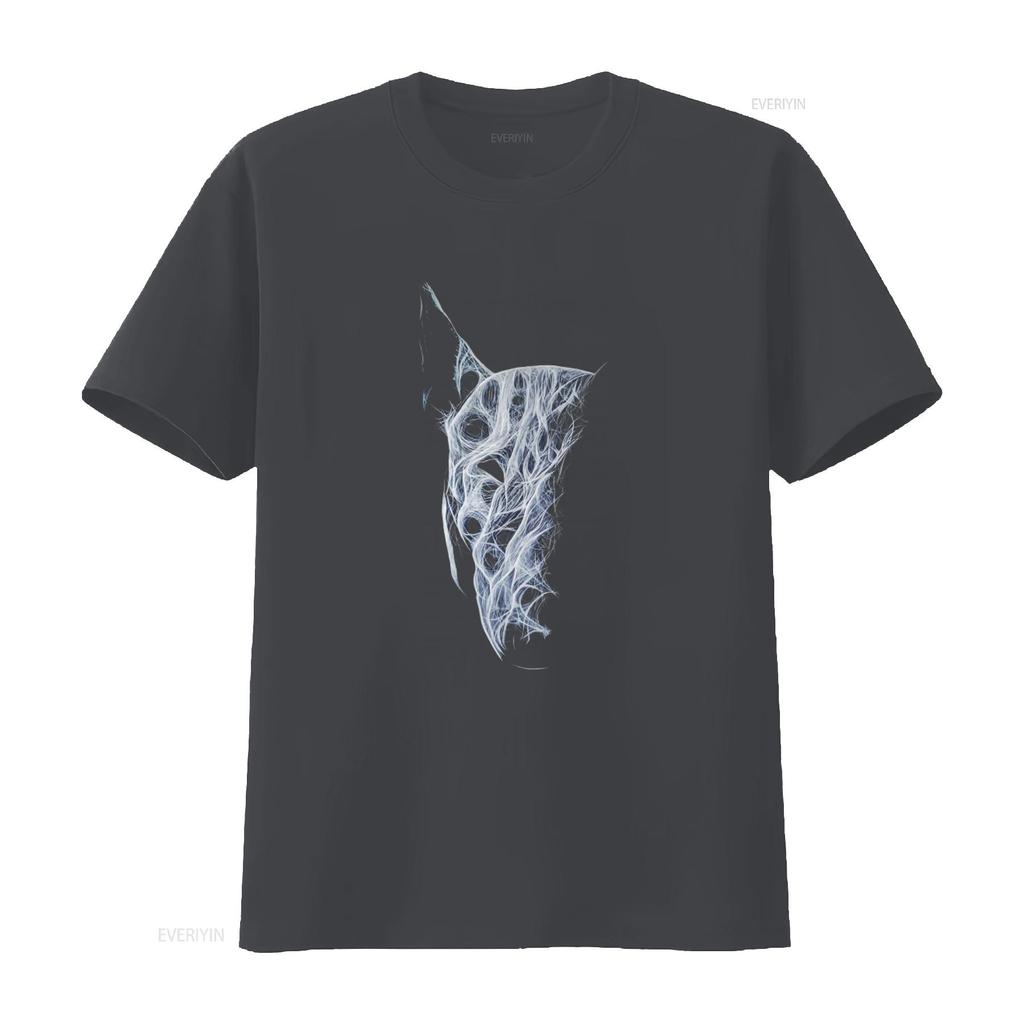 Abstract White Dog Bullterrier T Shirt for American Fashion Lovers Vintage Washed Soft Versatile Streetwear