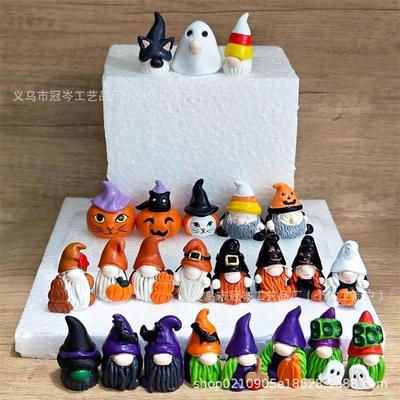 Creative Blind Box Toy Set Halloween Christmas Countdown 24pcs Anime Character Pumpkin Witch Dwarf Collectible Figures