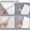 Pp Cover, 60 Spiral Notebook With Blank Inner Pages, For Students And Office Workers, A4 Size, Durable And Easy To Write Noteboo