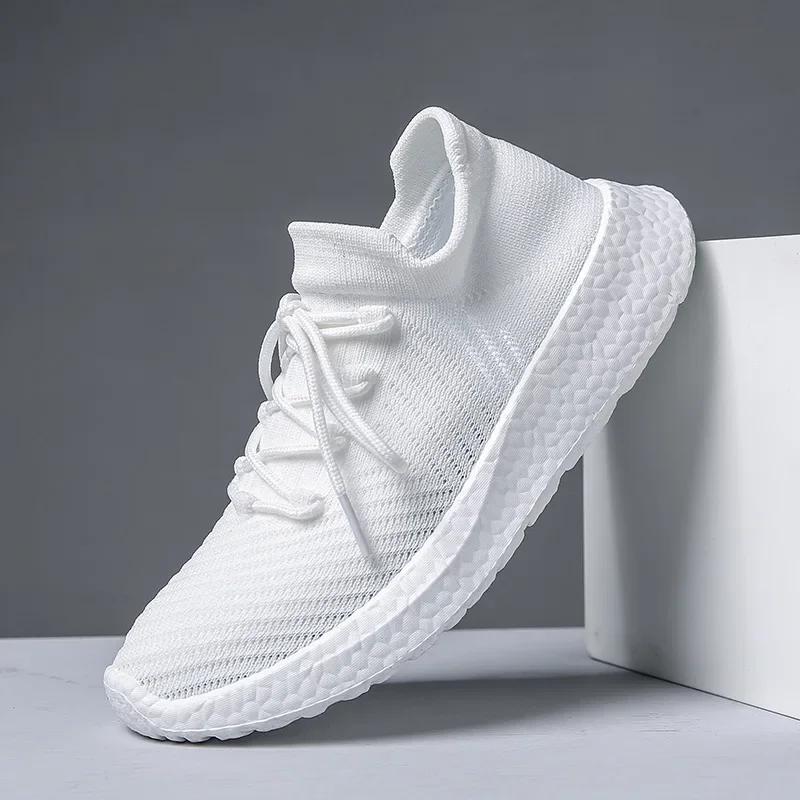 

Mesh Summer Men Snaeaker New Sport Style Breathable Running Shoes Men Men s Couple Lightweight Walking Shoes tênis masculino 35 білий