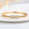 European and American style Seiko full diamond circle buckle bracelet personalized bracelet