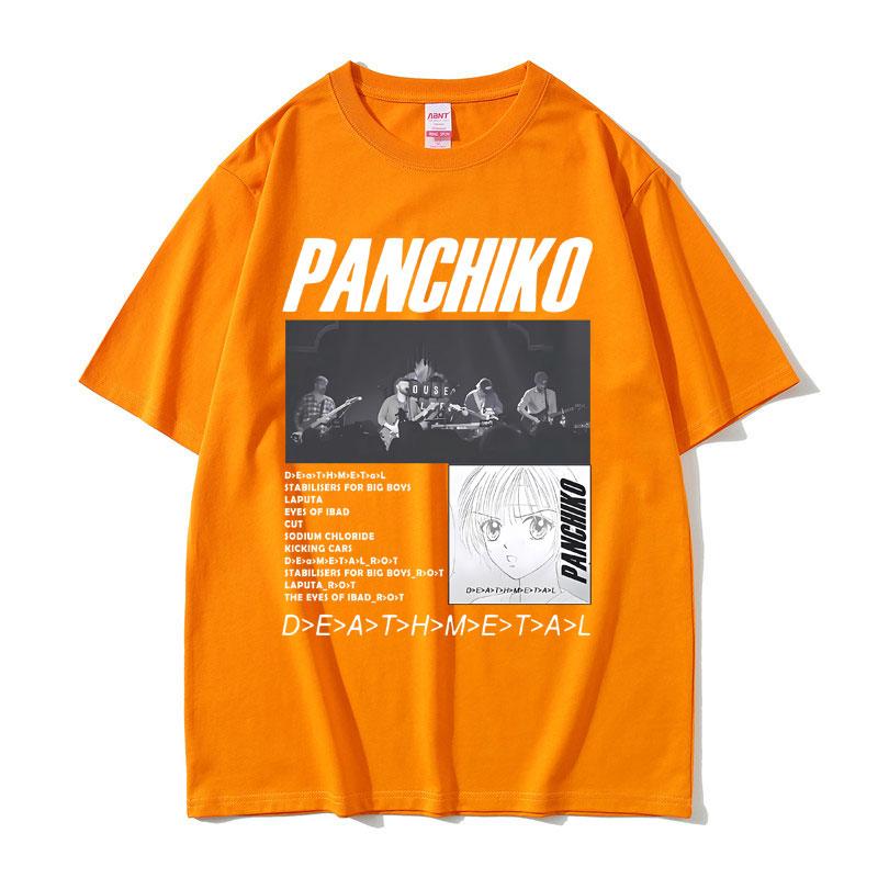 Panchiko DEATHMETAL Album Graphic Print Tshirts Unisex Women Vintage Casual Cotton T Shirts Male Rock Music Band Oversized Tshirt