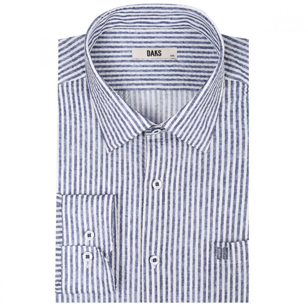 

Daks 26ss No Care Seersucker Stripe Casual Shirt Dms3shcl160n1 DMS3SHCL160-N1/110