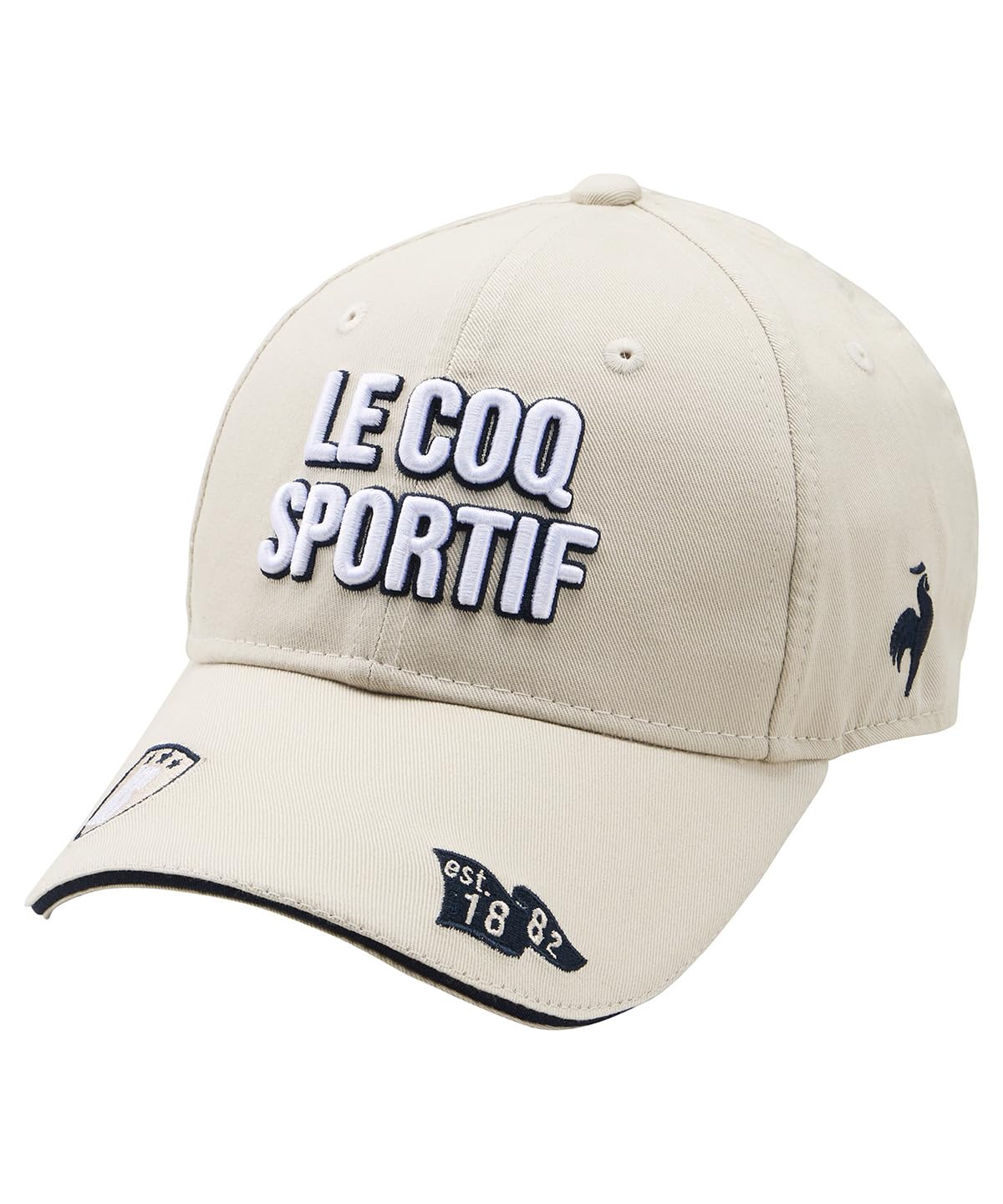 

Классическая кепка Coq Sportif с логотипом и вышивкой BG00 [Le Golf], спортивная, хлопок, гольф, LG5SCP00L, женская, (бежевый)