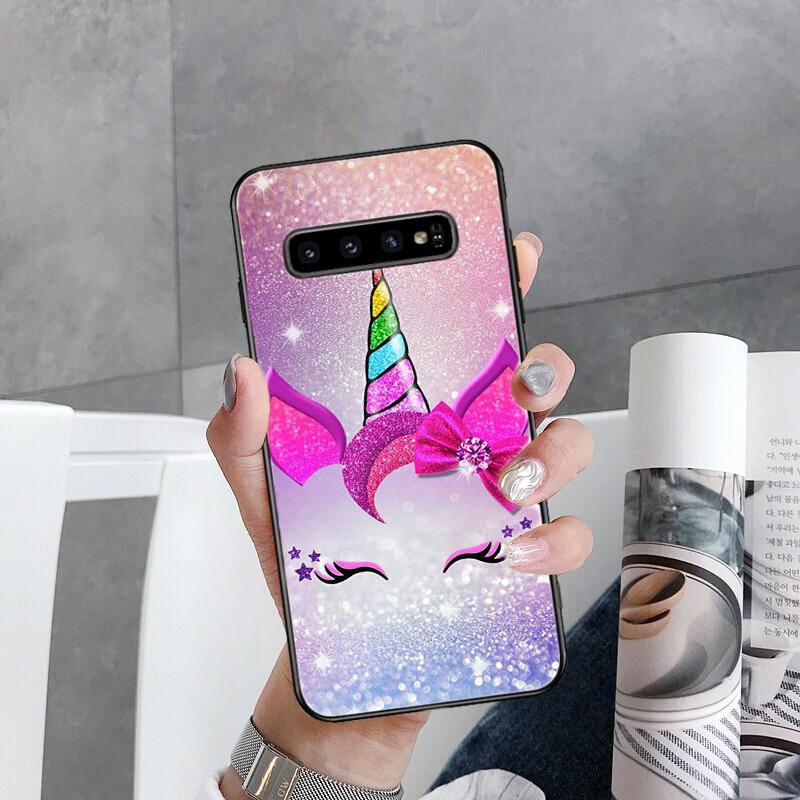 

Чехол для телефона с единорогом для Samsung Galaxy A13 A03 A12 A32 A71 A11 A21S A02 A52 A72 A51 A50 A70 A31 M31 A72