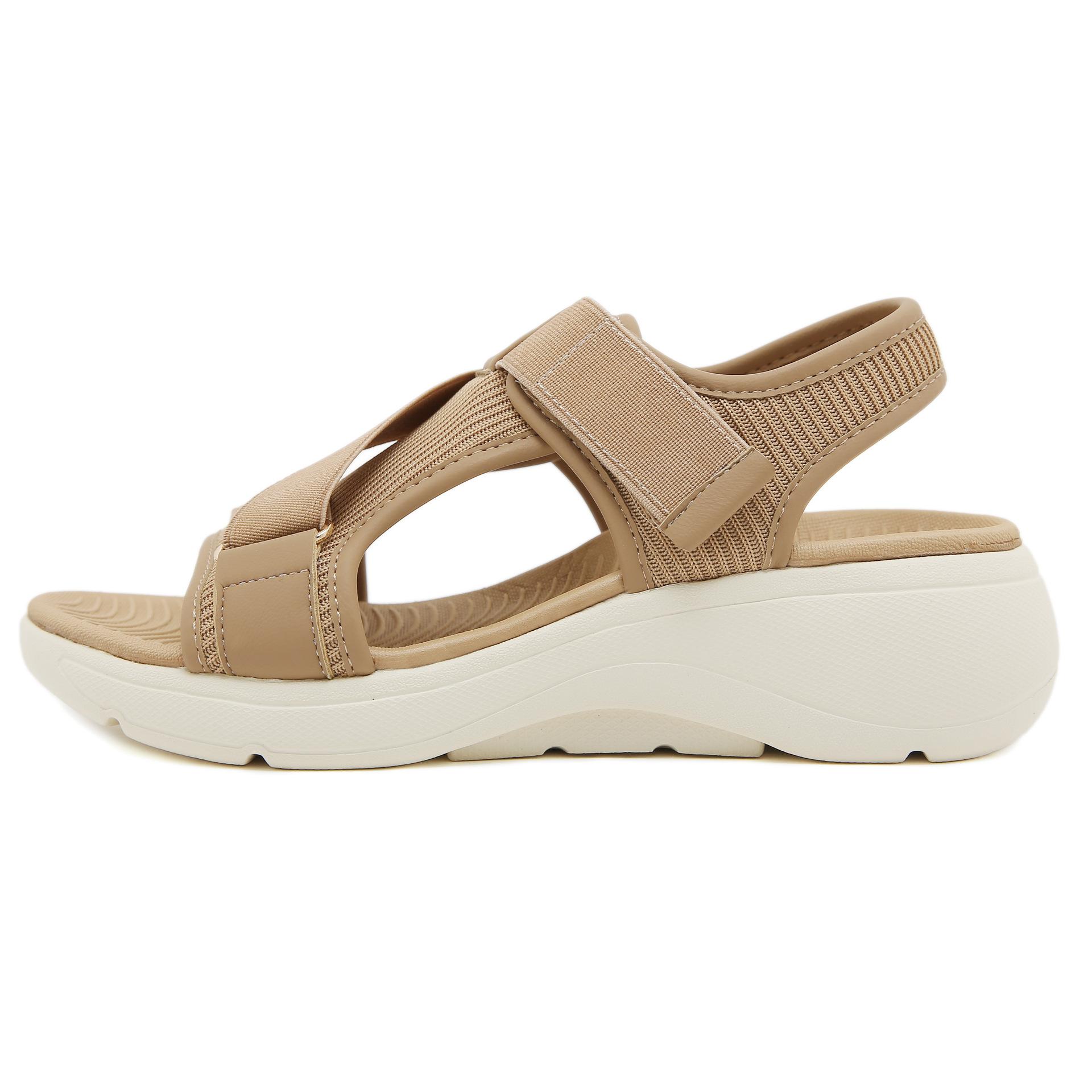 

Новые босоножки на платформе легкие, нескользящие и удобные повседневные спортивные туфли на липучках женские 35