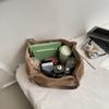 Vintage Suede Tote Bag Women's Large Capacity Commuter Shoulder Bag