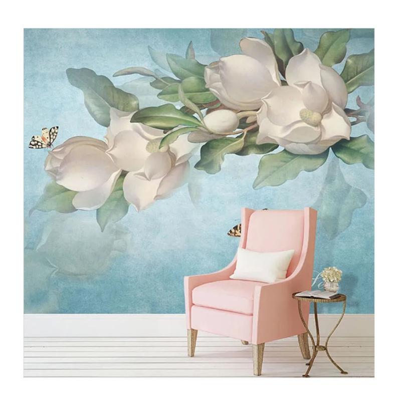 

Обои Гардения Цветы Фреска Гостиная Диван Спальня Кабинет Домашний Декор Обои Креативная Домашняя Фреска 200 cm(W) x 140 cm(H)