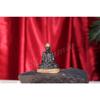 Murti de Bouddha Gautama Noir - Parfait Idole de Dieu pour Tableau de Bord de Voiture et Petite Statue de Bouddha pour Décoration Intérieure, Articles Cadeaux,