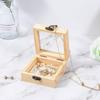 1/3pcs 3.5'' X 3.5'' X 1.8'' Gift Wrapping Wooden Box Wooden Household Storage Box  Living Room