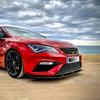 3 Pcs Gloss Black Car Front Bumper Lip Splitter Diffuser For Seat Leon MK3.5 S/S S/C S/T Cupra FR 2017-2020 LCI Tuning Bodykits