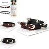 Fashion Pu Leather Belt For Women With Metal Buckle Perfect For Casual Jeans Style