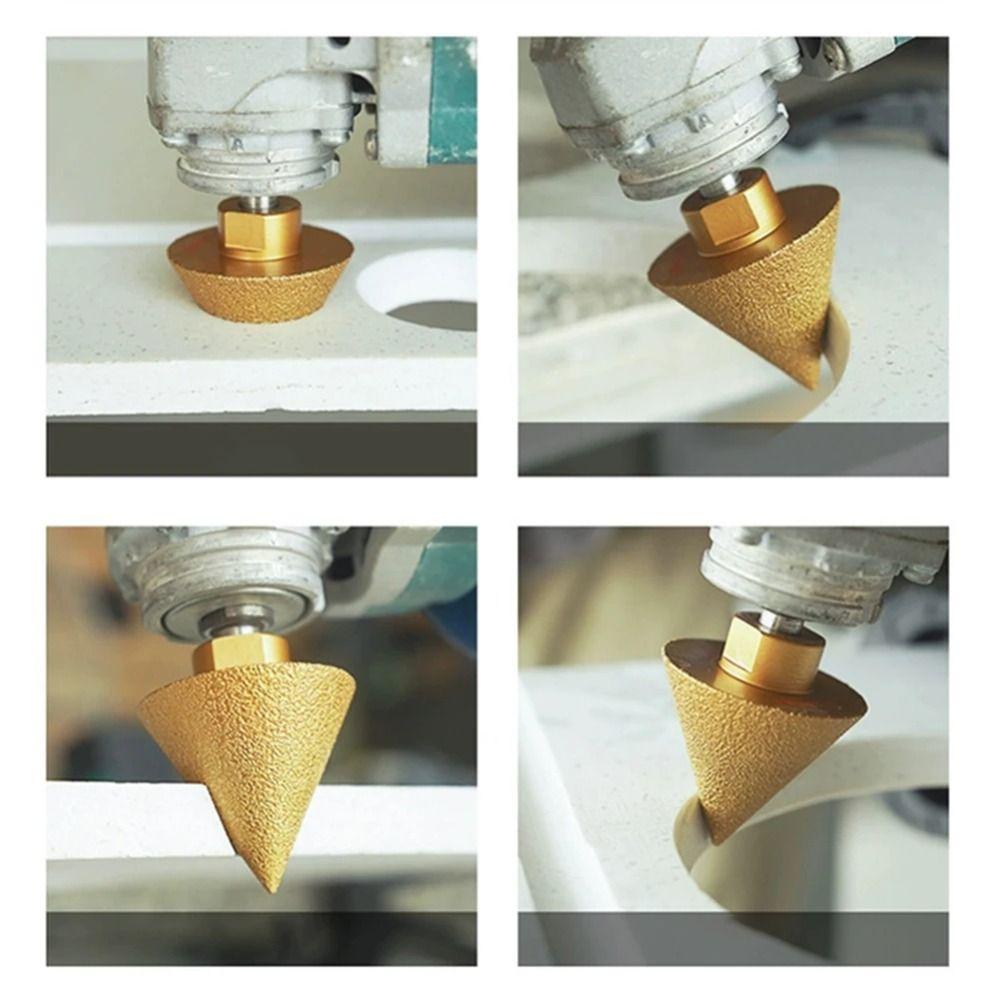 Diamantový srážecí bit 38/50 mm Kuželový ořezávací vrták Nový děrovací rozšiřovací vrták