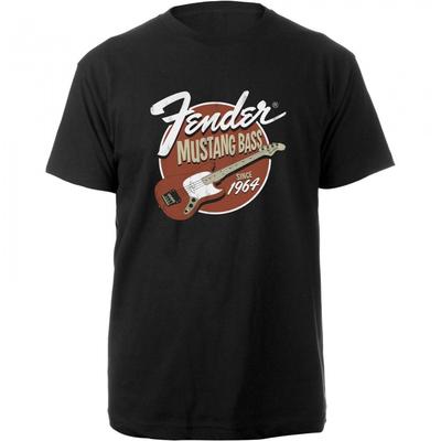 Fender Unisex Adult Mustang Bass Cotton T-Shirt