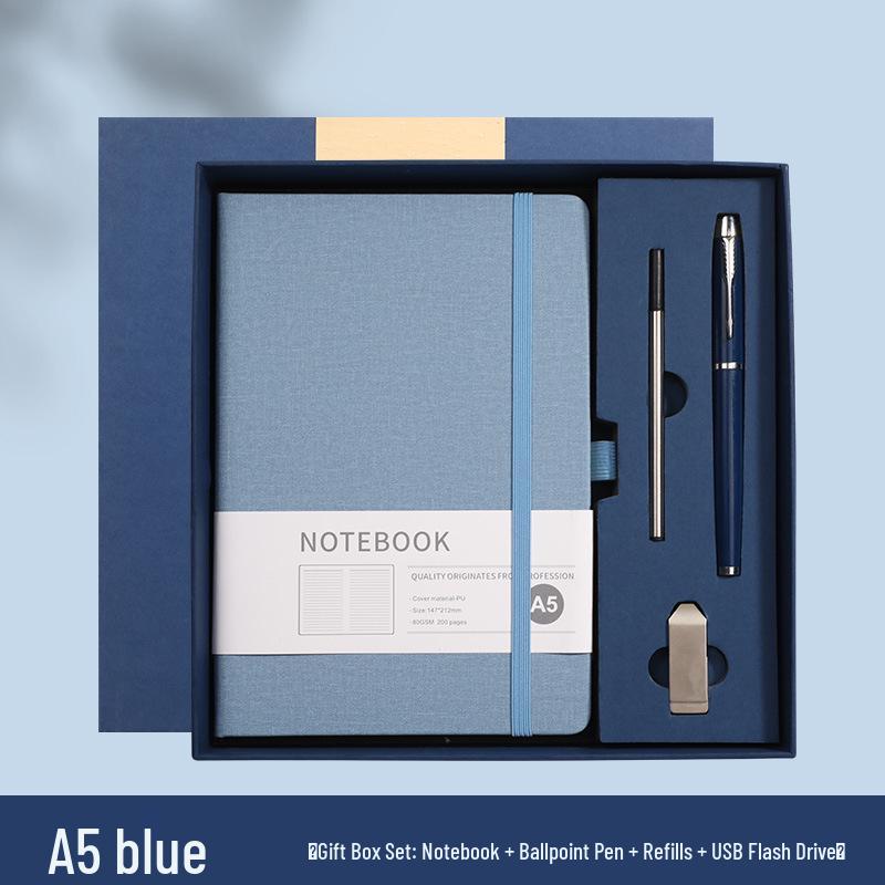 Wysokiej jakości, spersonalizowany notes A5 z gumką do biznesu i biura