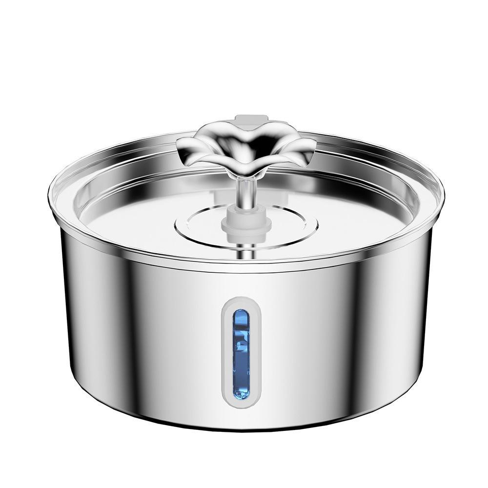3.2L Stainless Steel Automatic Pet Water Fountain for Cats and Dogs