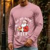 Men's Christmas Casual Long Sleeve Neck T-Shirt