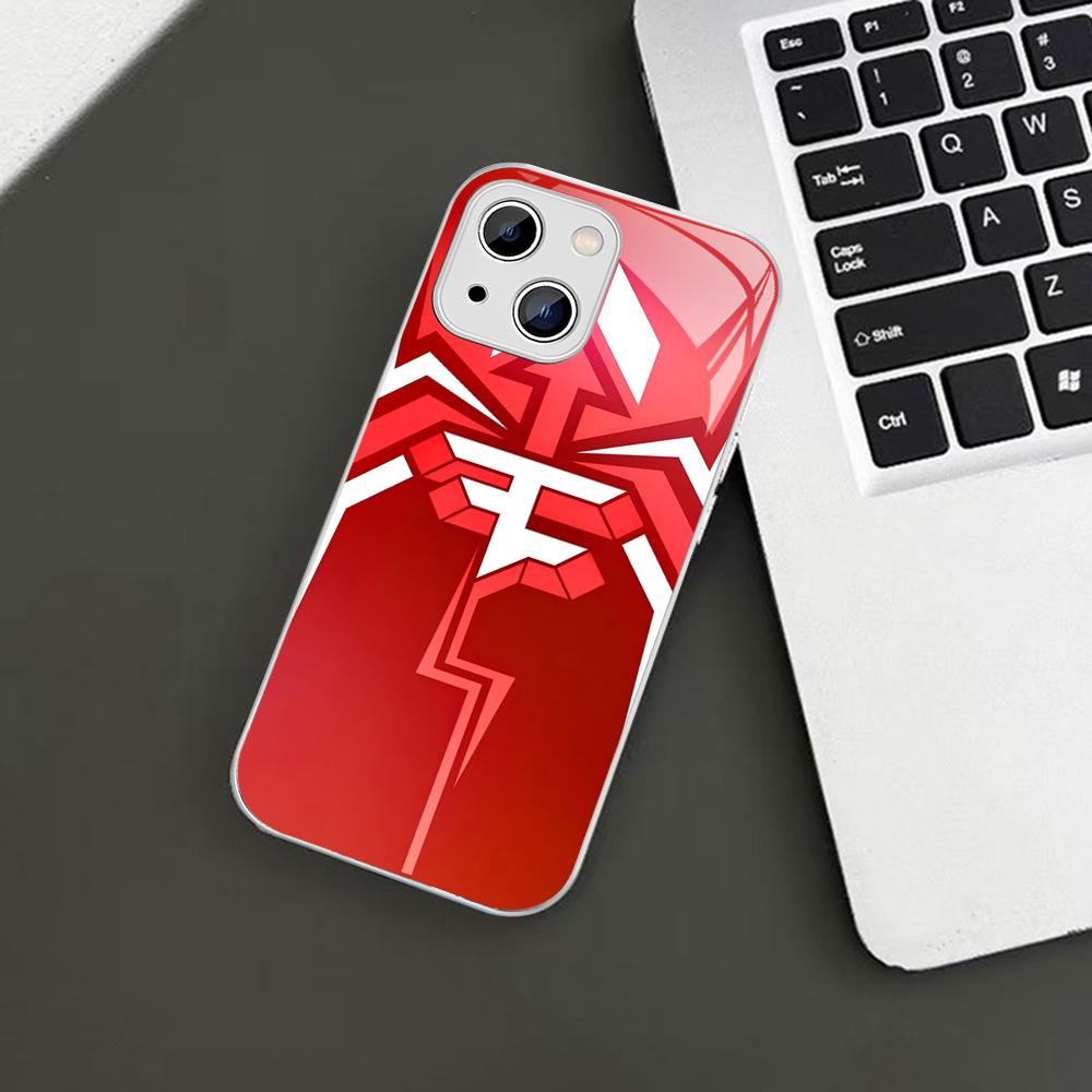 F-Fa-Ze C-Clan Logo Phone Case For iPhone 14 13 12 Mini 11 Pro XS Max X XR 14 Plus Tempered Glass Cover