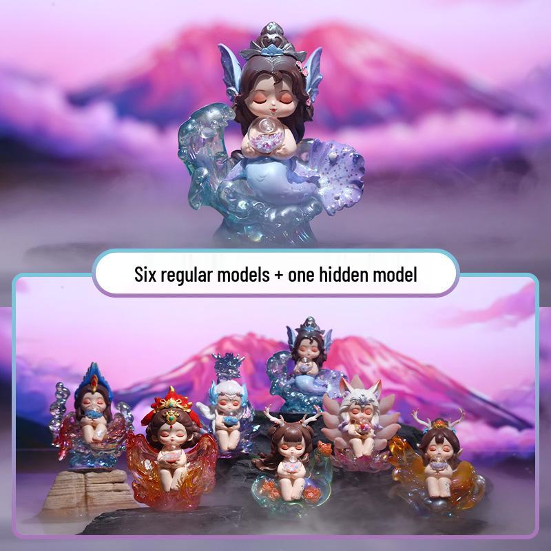 

Dream Wanderer Spirit Beast Blind Box: Cute Resin Desktop Ornaments in Multiple Styles