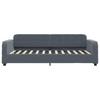 Daybed Dark Grey 80x200 Cm Velvet