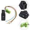 Kit Push Switch ON-OFF Heavy Duty ABS Plastic Single Pole 39x21mm For Toyota 12V