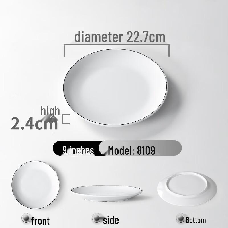 Melamine Round Dinner Plate