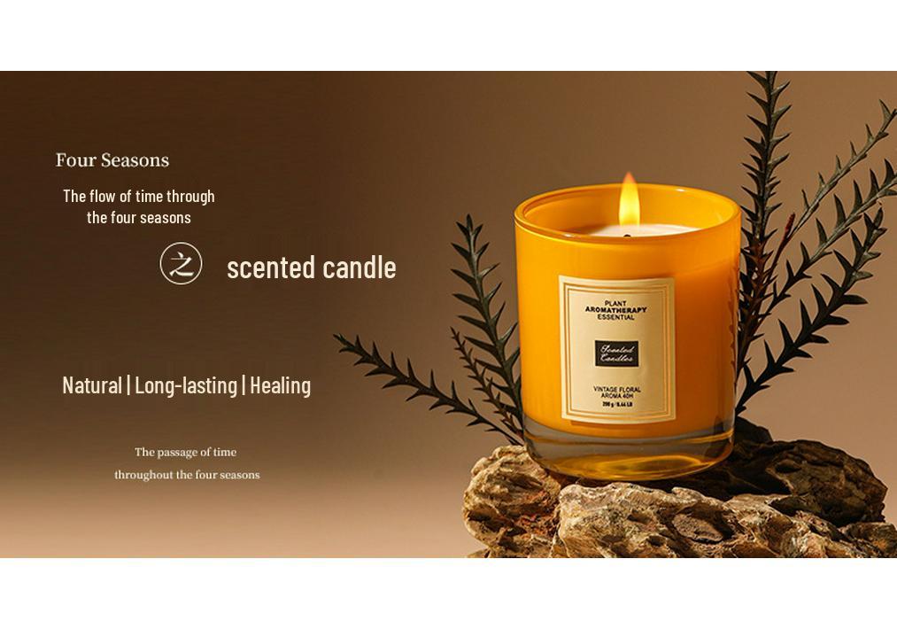 Soy Wax Aroma Candle Gift Box for Birthdays, Weddings, and Parties – Long-Lasting Indoor Fragrance with a High-End Feel, Customizable Design