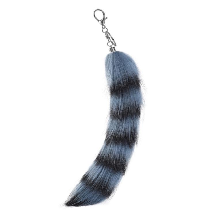 Multi Colored Furry Keychain Foxes Tail Shape Ergonomic Design Compact Portable Solution For Home Office And Outdoor Use