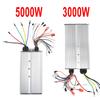 Modifiye Elektrikli Motosikletler İçin Su Geçirmez 3000W 5000W Çift Sıra 24 Tüp Akıllı Fırçasız Kontrolcü 48V 60V 72V 84V