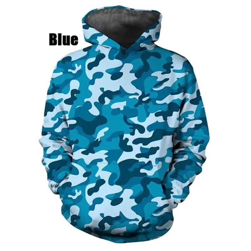 Felpe con Cappuccio da Uomo Camouflage per Esterno Traspiranti Casual Felpe Cuciture Colorate Uomo Stile Americano Primavera Estate Felpe da Allenamento