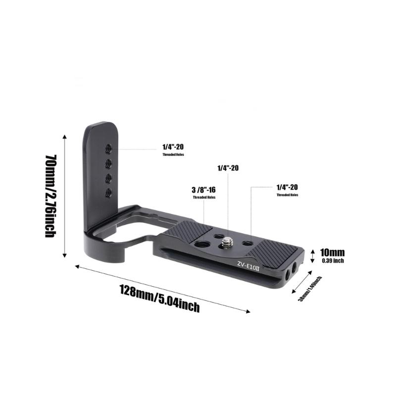 Rabbit Cage Rig Handle Arm Support Bracket Stabilizer Hot Shoe For ZV-E10II Camera Video Microphones Tripod Accessories