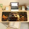 Hedgehog Cartoon Mouse Pad Nonslip Locking Edge DeskMat PC Laptop Accessories Rubber Office Keyboard Large Game XXL Carpet