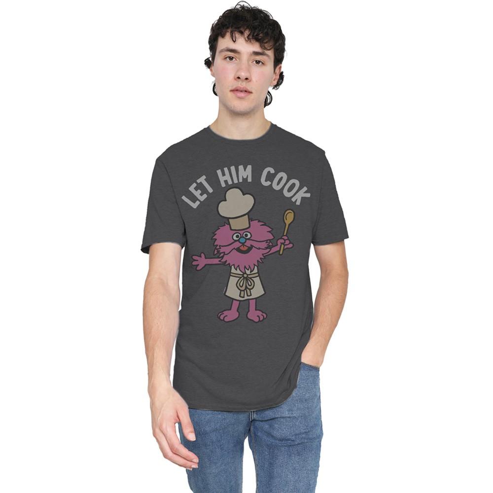 Sesame Street Let Him Cook T-Shirt S-3XL Charcoal XXXL